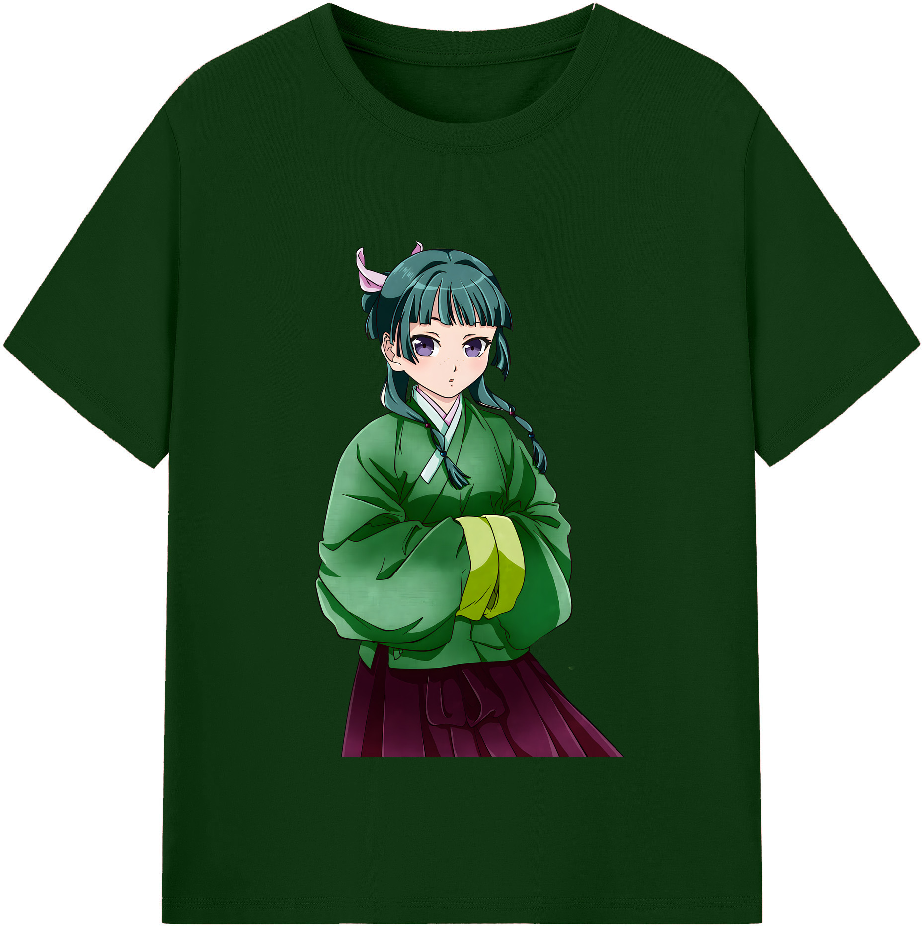 （画像用） 薬屋のひとりごと The Apothecary Diaries 綿100％半袖Tシャツ（フロントプリント）